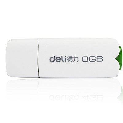 得力3722 u盘8G 可爱时尚迷你U盘 8g高速U盘USB2.0 经久耐用U盘